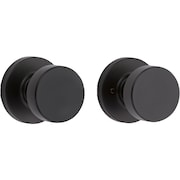 KWIKSET KNOB HALL&CLOSET IRN BLK 97200-887